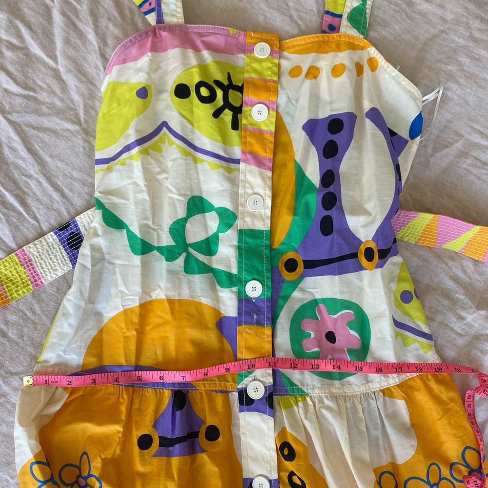 Zara Colorful Abstract Midi Dress - Picture 4 of 7